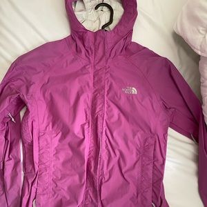 Women's North Face Hooded Rain Jacket